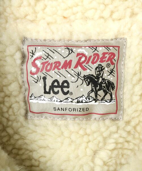 Lee(リー)の「Lee(リー)ボア使い中綿入りコーデュロイジャケット(ブルゾン・レディース・キャメル・フリー)」の7枚目の写真