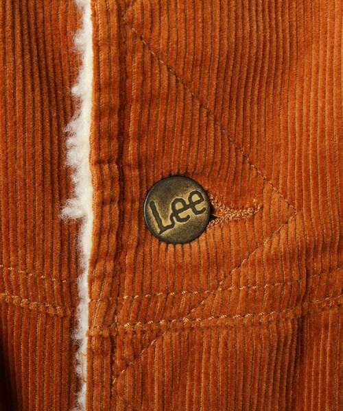 Lee(リー)の「Lee(リー)ボア使い中綿入りコーデュロイジャケット(ブルゾン・レディース・キャメル・フリー)」の9枚目の写真