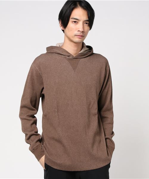 Filmelange フィルメランジェ の Filmelange フィルメランジェ Danny Wフェイスサーマルプルオーバーパーカー パーカー Wear