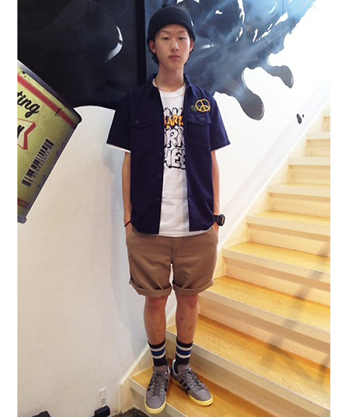 XLARGE（エクストララージ）の「MILITARY SHIRT（シャツ/ブラウス・メンズ・カーキ/オリーブ/ネイビー・SMALL/MEDIUM/LARGE/X-LARGE）」の9枚目の写真