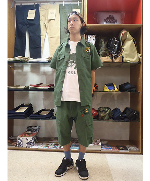XLARGE（エクストララージ）の「MILITARY SHIRT（シャツ/ブラウス・メンズ・カーキ/オリーブ/ネイビー・SMALL/MEDIUM/LARGE/X-LARGE）」の10枚目の写真