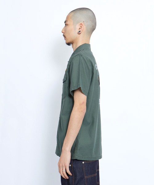 XLARGE（エクストララージ）の「MILITARY SHIRT（シャツ/ブラウス・メンズ・カーキ/オリーブ/ネイビー・SMALL/MEDIUM/LARGE/X-LARGE）」の4枚目の写真