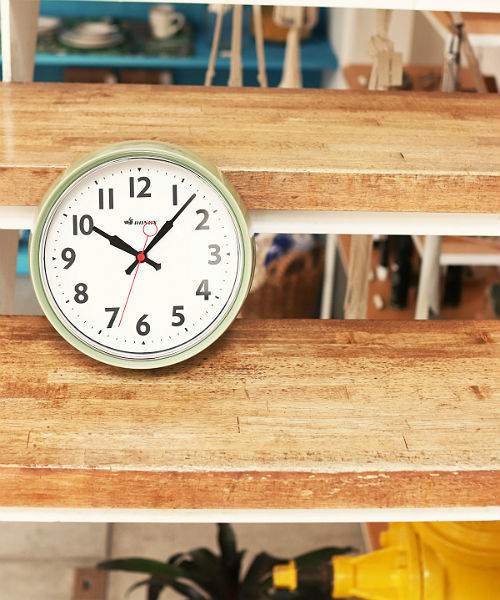 CANAL JEAN（キャナルジーン）の「DULTON　WALL CLOCK ウォールクロック（掛け時計・レディース・グリーン/ブラック/アイボリー・ONE SIZE）」の3枚目の写真