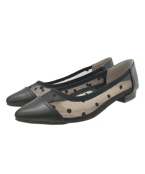 Sugar Sugar シュガーシュガー の Sugar Sugar ﾄﾞｯﾄﾁｭｰﾙﾌﾗｯﾄﾊﾟﾝﾌﾟｽ バレエシューズ Wear