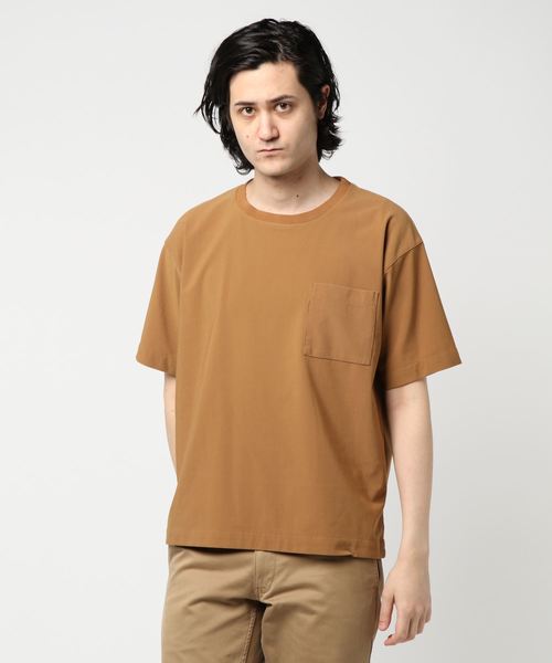 JOURNAL STANDARD relume(ジャーナルスタンダード レリューム)の「Light TRICOT CORD ビッグTシャツ#(Tシャツ/カットソー・メンズ・ブラック/ベージュ/ネイビー/グレー/キャメル/カーキ・MEDIUM/LARGE)」の17枚目の写真