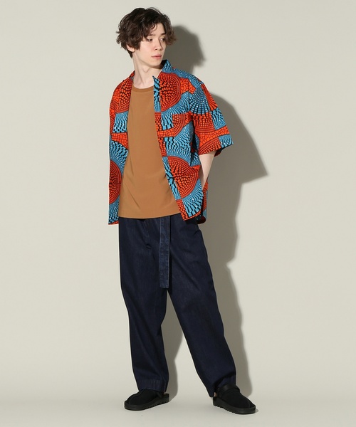JOURNAL STANDARD relume(ジャーナルスタンダード レリューム)の「Light TRICOT CORD ビッグTシャツ#(Tシャツ/カットソー・メンズ・ブラック/ベージュ/ネイビー/グレー/キャメル/カーキ・MEDIUM/LARGE)」の11枚目の写真