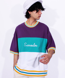 8(eight) | ラインリブ ロゴ ビッグTシャツ(Tシャツ/カットソー)