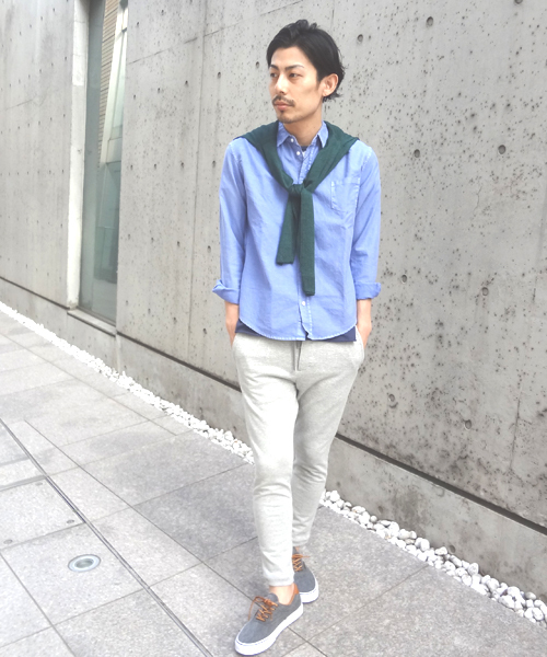 AMERICAN RAG CIE（アメリカンラグシー）の「AMERICAN RAG CIE スウェットパンツ　111-ASW-M131-PT081 ∴（その他パンツ・メンズ・チャコールグレー/グリーン/ダークブルー/オレンジ・1/2/3）」の13枚目の写真