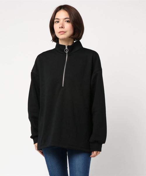 ARCHIVER(アーカイバ)の「【Si】裏起毛素材のハーフzipトレーナー(Tシャツ/カットソー・メンズ・ブラック/グレー/ワイン・MEDIUM)」の15枚目の写真