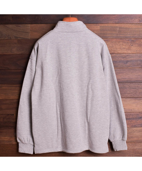 ARCHIVER(アーカイバ)の「【Si】裏起毛素材のハーフzipトレーナー(Tシャツ/カットソー・メンズ・ブラック/グレー/ワイン・MEDIUM)」の9枚目の写真