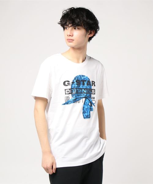 G-STAR(ジースター)の「Graphic 45 T-Shirt(Tシャツ/カットソー・メンズ・ホワイト・SMALL/MEDIUM/LARGE)」の8枚目の写真