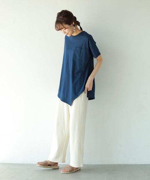 coen（コーエン）の「【WEB限定復刻】アシンメトリープルオーバー（Tシャツ/カットソー・レディース・ホワイト/ブラック/グレー/ネイビー・FREE）」の8枚目の写真