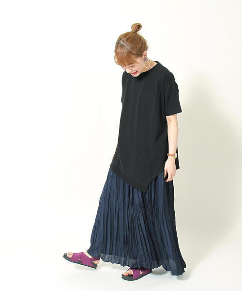 coen（コーエン）の「【WEB限定復刻】アシンメトリープルオーバー（Tシャツ/カットソー・レディース・ホワイト/ブラック/グレー/ネイビー・FREE）」の10枚目の写真