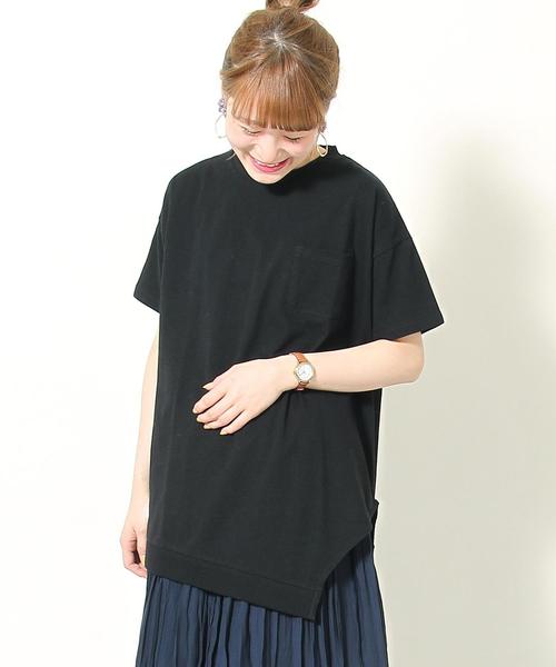 coen（コーエン）の「【WEB限定復刻】アシンメトリープルオーバー（Tシャツ/カットソー・レディース・ホワイト/ブラック/グレー/ネイビー・FREE）」の12枚目の写真