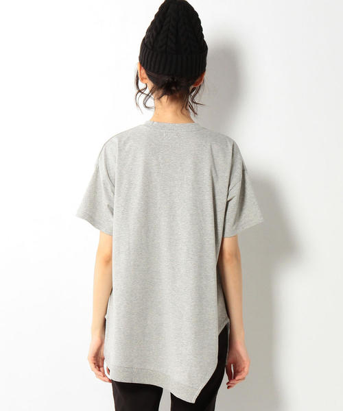 coen（コーエン）の「【WEB限定復刻】アシンメトリープルオーバー（Tシャツ/カットソー・レディース・ホワイト/ブラック/グレー/ネイビー・FREE）」の16枚目の写真