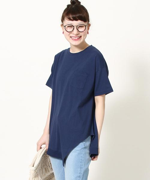 coen（コーエン）の「【WEB限定復刻】アシンメトリープルオーバー（Tシャツ/カットソー・レディース・ホワイト/ブラック/グレー/ネイビー・FREE）」の18枚目の写真