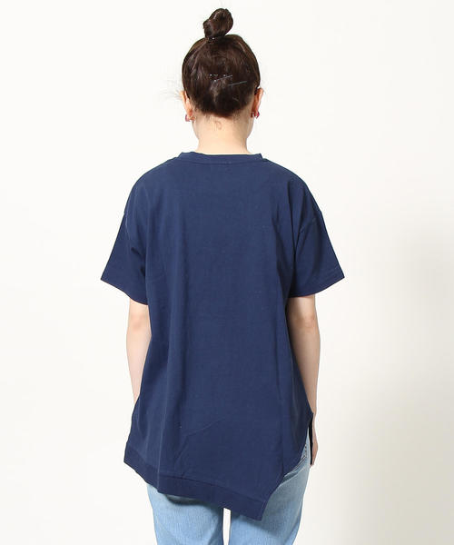 coen（コーエン）の「【WEB限定復刻】アシンメトリープルオーバー（Tシャツ/カットソー・レディース・ホワイト/ブラック/グレー/ネイビー・FREE）」の20枚目の写真