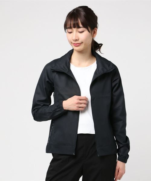 UNDER ARMOUR（アンダーアーマー）の「アンダーアーマー UA　Cloth　FZ　Jacket 1330244（その他アウター・レディース・ホワイト/ブラック・M/L/S/XL）」の2枚目の写真