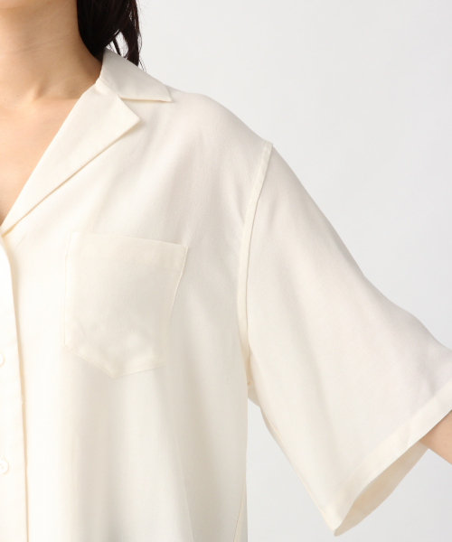 A part by（アパートバイ）の「RyPeカイキンシャツSS 831348（シャツ/ブラウス・レディース・ネイビー/ブラウン/オフホワイト/カーキ・FREE）」の20枚目の写真