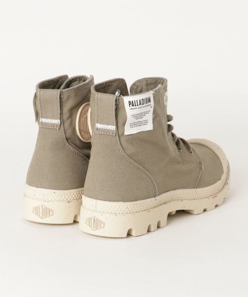 PALLADIUM(パラディウム)の「PALLADIUM/パラディウム PAMPA HI ORGANIC/パンパ ハイ オーガニック(スニーカー・メンズ・ライトグレー/ネイビー/カーキ・26cm/26.5cm/27cm/27.5cm/28cm/25.5cm)」の4枚目の写真