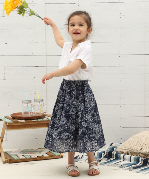 BAYFLOW（ベイフロー）の「[KIDS]スキッパー半袖シャツ（シャツ/ブラウス・キッズ・ホワイト/イエロー/ブルー・SMALL/MEDIUM/LARGE/X-LARGE/XX-LARGE）」の4枚目の写真