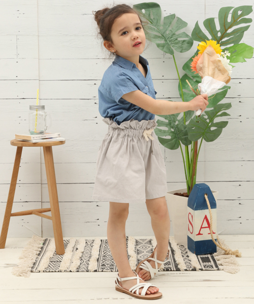 BAYFLOW（ベイフロー）の「[KIDS]スキッパー半袖シャツ（シャツ/ブラウス・キッズ・ホワイト/イエロー/ブルー・SMALL/MEDIUM/LARGE/X-LARGE/XX-LARGE）」の7枚目の写真