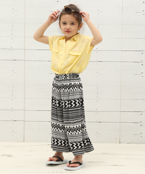 BAYFLOW（ベイフロー）の「[KIDS]スキッパー半袖シャツ（シャツ/ブラウス・キッズ・ホワイト/イエロー/ブルー・SMALL/MEDIUM/LARGE/X-LARGE/XX-LARGE）」の9枚目の写真