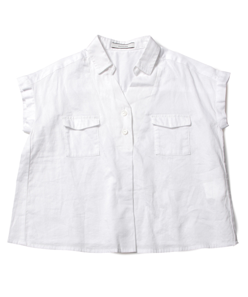 BAYFLOW（ベイフロー）の「[KIDS]スキッパー半袖シャツ（シャツ/ブラウス・キッズ・ホワイト/イエロー/ブルー・SMALL/MEDIUM/LARGE/X-LARGE/XX-LARGE）」の10枚目の写真