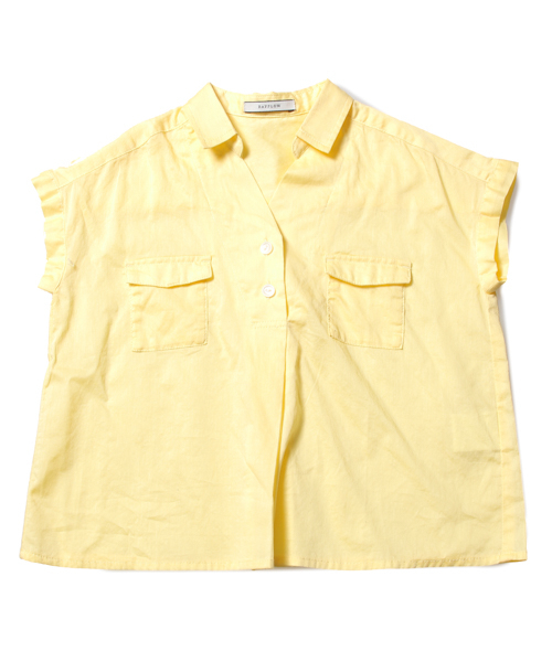 BAYFLOW（ベイフロー）の「[KIDS]スキッパー半袖シャツ（シャツ/ブラウス・キッズ・ホワイト/イエロー/ブルー・SMALL/MEDIUM/LARGE/X-LARGE/XX-LARGE）」の11枚目の写真