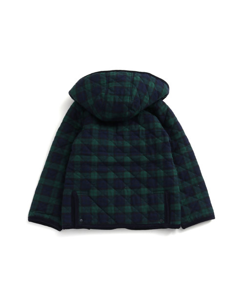 MAKE YOUR DAY（メイクユアデイ）の「【リンクコーデ】裏フリースキルティングブルゾン■80～140cm（ブルゾン・キッズ・ブラウン/カーキ/グリーン/マスタード/ワインレッド・90/100/110/120/80/130/140）」の8枚目の写真