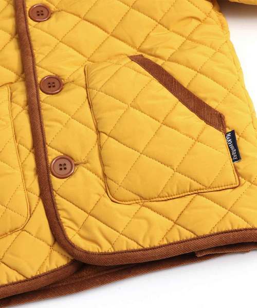 MAKE YOUR DAY（メイクユアデイ）の「【リンクコーデ】裏フリースキルティングブルゾン■80～140cm（ブルゾン・キッズ・ブラウン/カーキ/グリーン/マスタード/ワインレッド・90/100/110/120/80/130/140）」の16枚目の写真