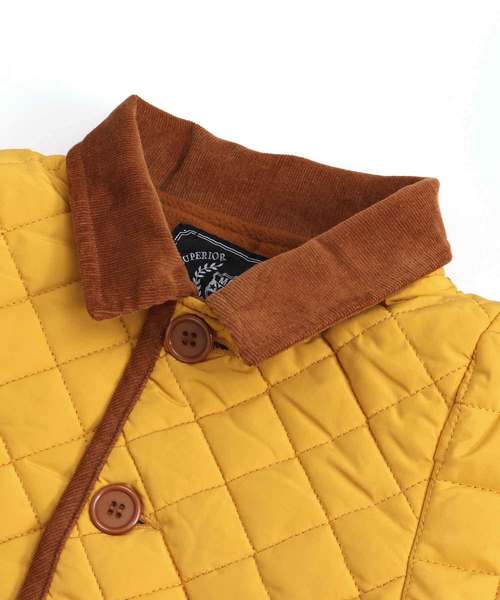 MAKE YOUR DAY（メイクユアデイ）の「【リンクコーデ】裏フリースキルティングブルゾン■80～140cm（ブルゾン・キッズ・ブラウン/カーキ/グリーン/マスタード/ワインレッド・90/100/110/120/80/130/140）」の14枚目の写真