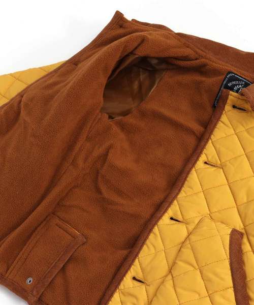 MAKE YOUR DAY（メイクユアデイ）の「【リンクコーデ】裏フリースキルティングブルゾン■80～140cm（ブルゾン・キッズ・ブラウン/カーキ/グリーン/マスタード/ワインレッド・90/100/110/120/80/130/140）」の17枚目の写真