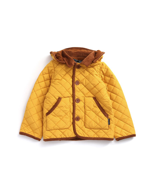 MAKE YOUR DAY（メイクユアデイ）の「【リンクコーデ】裏フリースキルティングブルゾン■80～140cm（ブルゾン・キッズ・ブラウン/カーキ/グリーン/マスタード/ワインレッド・90/100/110/120/80/130/140）」の19枚目の写真