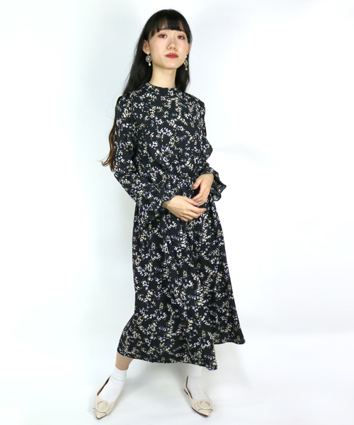 セール K レトロ花柄ワンピース ワンピース Clice De Paris クリシェドゥパリス のファッション通販 Zozotown