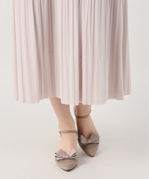 La TOTALITE(ラトータリテ)の「Laアンクルストラップリボンヒール◆(パンプス・レディース・ブラック/ベージュ・23.5cm/24cm/24.5cm/23cm)」の15枚目の写真