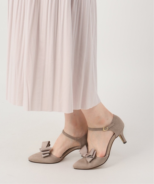 La TOTALITE(ラトータリテ)の「Laアンクルストラップリボンヒール◆(パンプス・レディース・ブラック/ベージュ・23.5cm/24cm/24.5cm/23cm)」の16枚目の写真