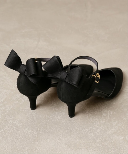 La TOTALITE(ラトータリテ)の「Laアンクルストラップリボンヒール◆(パンプス・レディース・ブラック/ベージュ・23.5cm/24cm/24.5cm/23cm)」の18枚目の写真