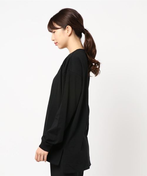 PAGEBOY(ページボーイ)の「BASICロンT(Tシャツ/カットソー・レディース・ホワイト/ブラック/ダークブラウン/ベージュ/グレイッシュベージュ/レモンイエロー・FREE)」の7枚目の写真