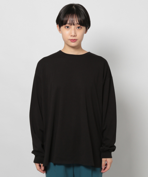 PAGEBOY(ページボーイ)の「BASICロンT(Tシャツ/カットソー・レディース・ホワイト/ブラック/ダークブラウン/ベージュ/グレイッシュベージュ/レモンイエロー・FREE)」の21枚目の写真