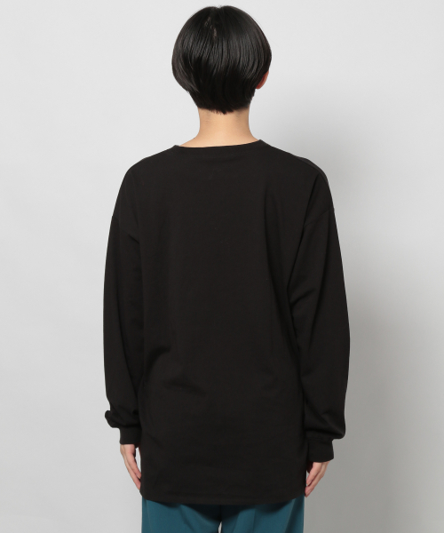 PAGEBOY(ページボーイ)の「BASICロンT(Tシャツ/カットソー・レディース・ホワイト/ブラック/ダークブラウン/ベージュ/グレイッシュベージュ/レモンイエロー・FREE)」の19枚目の写真