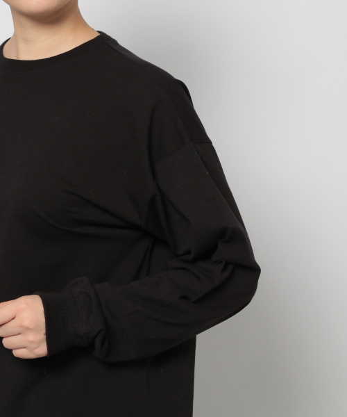 PAGEBOY(ページボーイ)の「BASICロンT(Tシャツ/カットソー・レディース・ホワイト/ブラック/ダークブラウン/ベージュ/グレイッシュベージュ/レモンイエロー・FREE)」の11枚目の写真