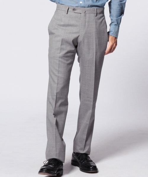 UNITED ARROWS（ユナイテッドアローズ）の「UAB トロピカルウール　トラウザーズ　◆（スラックス・メンズ・ライトグレー/グレー・50/46/48/44）」の2枚目の写真