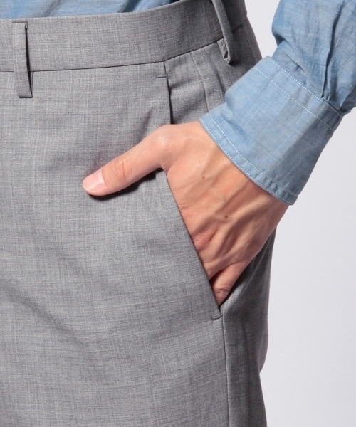 UNITED ARROWS（ユナイテッドアローズ）の「UAB トロピカルウール　トラウザーズ　◆（スラックス・メンズ・ライトグレー/グレー・50/46/48/44）」の5枚目の写真