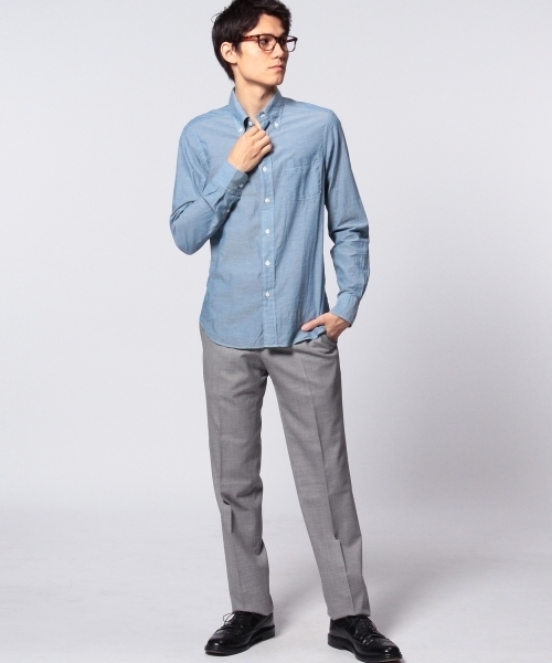 UNITED ARROWS（ユナイテッドアローズ）の「UAB トロピカルウール　トラウザーズ　◆（スラックス・メンズ・ライトグレー/グレー・50/46/48/44）」の12枚目の写真