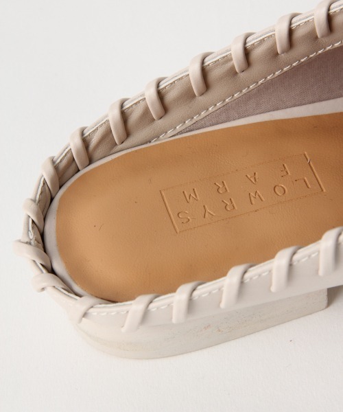 LOWRYS FARM（ローリーズファーム）の「カガリミュール　864930（その他シューズ・レディース・ブラック/アイボリー・MEDIUM/LARGE）」の8枚目の写真