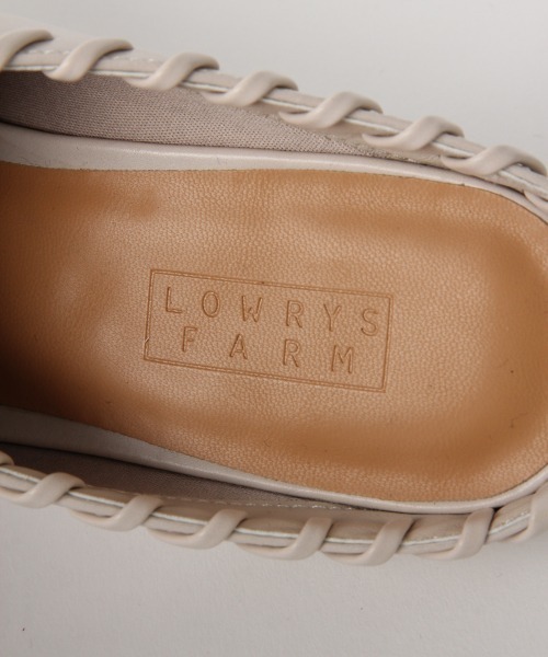 LOWRYS FARM（ローリーズファーム）の「カガリミュール　864930（その他シューズ・レディース・ブラック/アイボリー・MEDIUM/LARGE）」の9枚目の写真