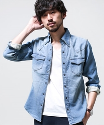 NANO universe | junhashimoto nano・universe/ ニットデニムVINTAGEシャツ(シャツ/ブラウス)