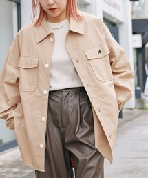 KANGOL | KANGOL/カンゴール 別注 オーバーサイズ ツイル CPO シャツ シャツジャケット/レギュラカラーシャツ(シャツ/ブラウス)