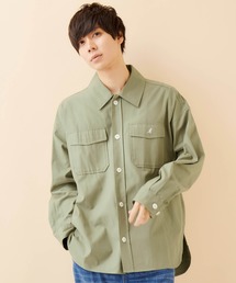 KANGOL | KANGOL/カンゴール 別注 オーバーサイズ ツイル CPO シャツ シャツジャケット/2020SPRING(シャツ/ブラウス)